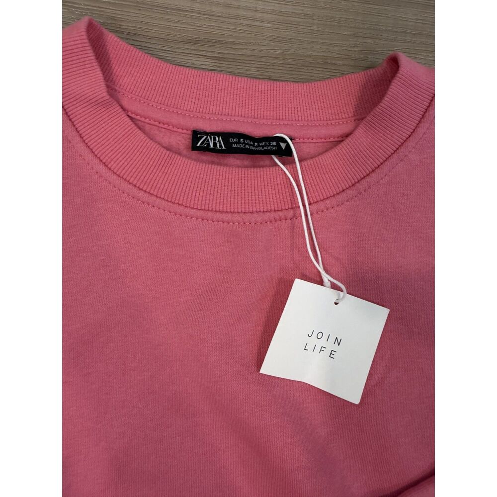Zara Cropped Crewneck